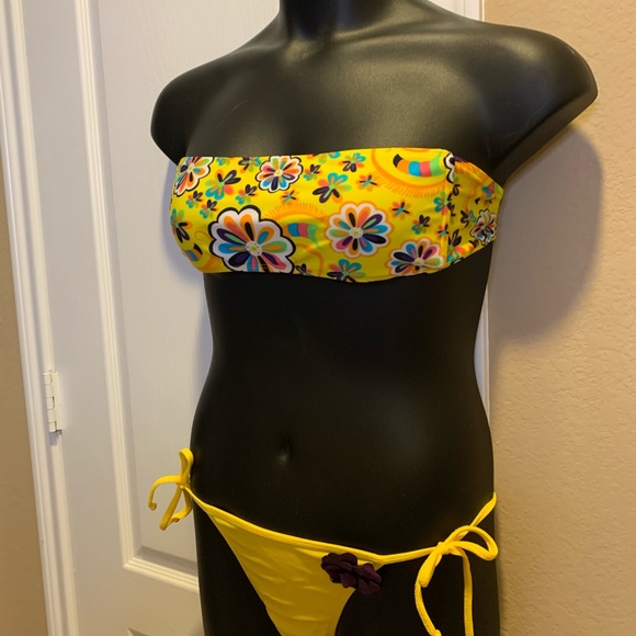 🎈Bikini bathing suit 👙 Brazilian Bikini Set Large - Picture 6 of 7